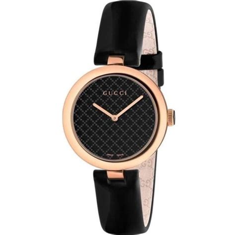 gucci ladies watch black leather strap|gucci watch strap replacement uk.